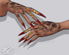 Red Nails e tattoos