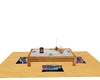 rainbow dragon tea table
