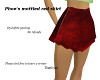 Phoe's mottled red skirt