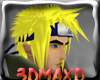 3DMAxD Yellow Flash Hair