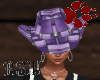 Purple PW Cowgirl Hat