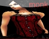 black widow n web corset