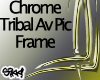 24k Gold Tribal Frame