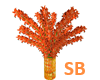 SB* Orange Flo Vase