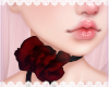𝓶. red rose choker