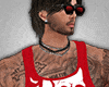 Skull Tank Top Red Bndl