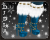 Blue santa Shoes