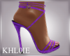 K Gigi purple heels