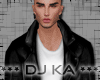 DJKA Black Leather Jack