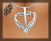 $ Diamond cross/heart