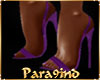 P9)"RAE"Purple Heels