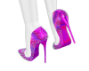 HOT PINK SPIKE HEELZ