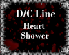 D/c Hearts Shower