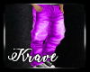 [K] Neon Purple Jeans