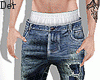 SEXY patched jeans pants