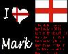 I Love Mark England Top