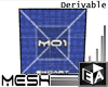 Mosaic 2 Sides Cube Wall
