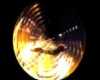 golden star ball light