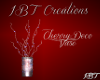 IBT-Cherry Deco Vase
