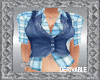 TOP/vest Cowgirl blue