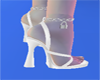 K- Aria White Heels