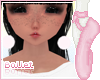 pompom earrings | pink