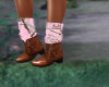@Ace@Boot w/pink RT sock