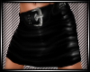 KA Black Leather Skirt