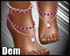 !D! Foot Jewels GoldPink