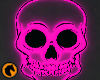 Pink Skull Lamp