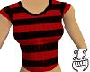 [LL]Blk/Red Stripes Tee