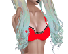 red lace bra