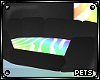 P | Rainbow | pet bed