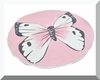 Pink Butterfly Baby Mat