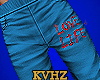 LOVE LIFE BLUE JOGGER