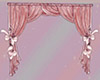 curtain pink transparent