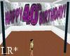 40th Birthday Banner