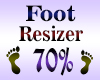 Foot Resizer Scaler 70%