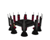 Vampire round table pink