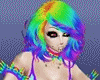 Rainbow hairstyle