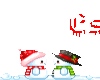 *Snowmen Kissing*