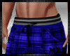 M-Plaid Bl Shorts