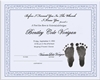 baby boy certificates
