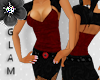 *G* Emo Fishnet Red