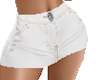 White Jean Skirt