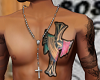 Italian chest & back tat