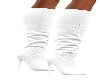 *F NANNA WHITE BOOTS