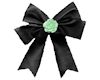 (MR) Blk Bow/Mint Rose