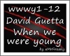 MF~ David G. - When we