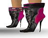 AW~LAced Pink Black boot